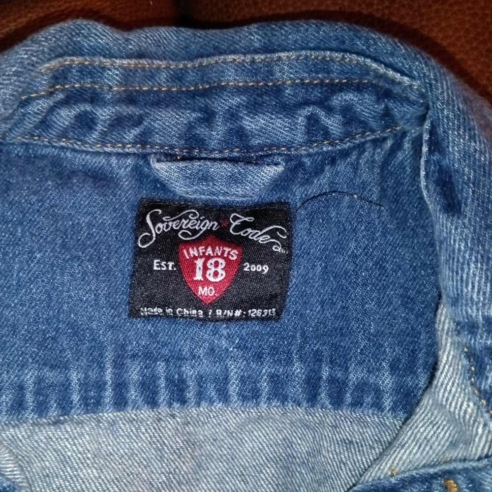 Jean Jacket size 18 months, Sovereign Code - Picture 3 of 4